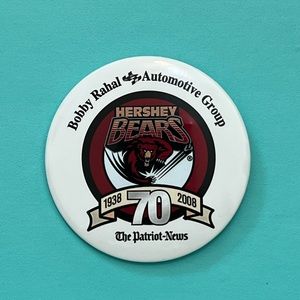 HERSHEY BEARS HOCKEY 70th ANNIVERSARY PIN